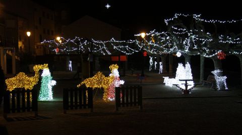 En Carballeda de Valdeorras hay un beln luminoso