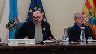 Efr�n presidi� el pleno ordinario de la Diputaci�n tras la renuncia de Tom�