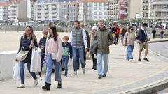 Turistas abrigados este lunes en Sanxenxo