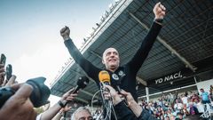 Juli�n Calero, el d�a del ascenso del Levante