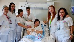 Anxo, el primer beb� gallego, naci� en Vigo