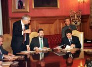 Rajoy y Lores firmaron el conveio dos d�as despu�s