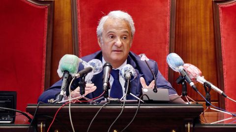 El presidente del Tribunal Superior de Justicia de Asturias (TSJA), Jes�s Mar�a Chamorro