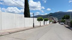Un aspecto de la nueva calle en la �ltima fase de su construcci�n