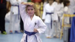 El Campeonato Gallego de k�rate de As Pontes incluye pruebas de diferentes categor�as