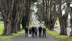 Visita ao conxunto de alciprestes de Ribadeo