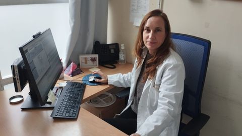 Luz Gmez, nutricionista en el centro de salud de Vilagarca