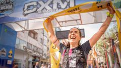 Leire Fernndez celebra su triunfo hace un ao en Miranda de Ebro, en la cita inicial de la Copa de Espaa.