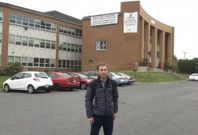 Xos� Manuel Garc�a, diante do centro canadiense no que estivo no pasado mes de outubro.