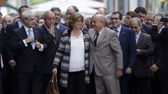 Irene Rigau, arropada por�miembros del gobierno catal�n y de partidos independentistas