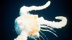 As� fue la explosi�n del Transbordador Espacial Challenger