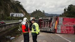 Accidente en la A-52