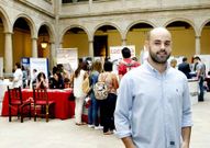 Hernando G�mez, organizador del evento, en el Hotel Monumento San Francisco. 