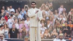Bad Bunny durante el concierto en Barcelona el pasado 22 de mayo