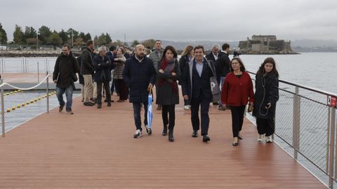 Inauguración y puesta en sevicio de la plataforma náutica de O Parrote, en A Coruña