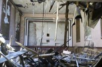 El aspecto que presentaba el Cine en su interior, abandonado.