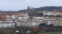 El registro del catastro contabiliza en Santiago bienes inmuebles correspondientes a90.228 recibos