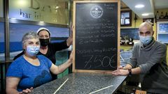 En el Bar Isla ofrecen un men� del d�a completo por 7,50 euros