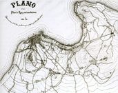 Demarcaci�n de los pol�gonos en el mapa de 1856.