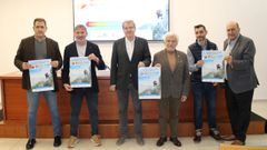 Presentacin del congreso, con la presencia de Manuel Prez, Anbal Pereira, Manuel Pardo, Rosendo Fernndez, Mario Gonzlez y Rogelio Martnez.