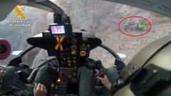 La Guardia Civil rescata a tres monta�eros en el Espol�n de los Franceses