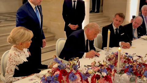 Trump firma en Par�s el pacto con Ir�n para evitar una �cat�strofe econ�mica� mundial