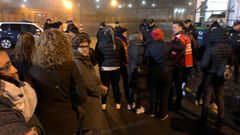 Tensi�n por la intervenci�n policial ante la nave de Cabomar en Mar�n