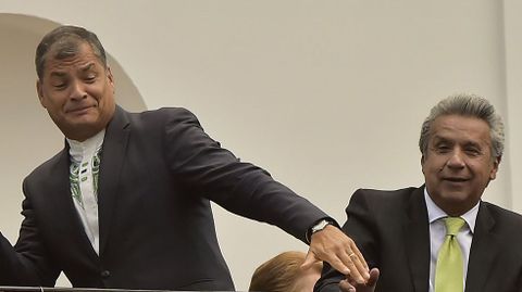 Correa y Moreno, a la derecha