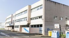 Imagen tomada ayer del CEIP San Vicenzo de Vimianzo, donde cursan sus estudios 244 alumnos de infantil y primaria.