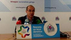 Jorquera, tras la reuni�n con pol�ticos del BNG de la comarca coru�esa
