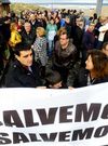 Al acto acudieron cientos de vecinos y afectados por el desbordamiento.