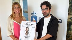 La concejala Ana Barreiro y el mago Nacho Samena