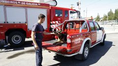 Imagen de archivo de los bomberos de O Porri�o