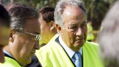 El presidente del Real Madrid y de ACS, Florentino Prez, y el mximo responsable de OHL, Juan Miguel Villar Mir