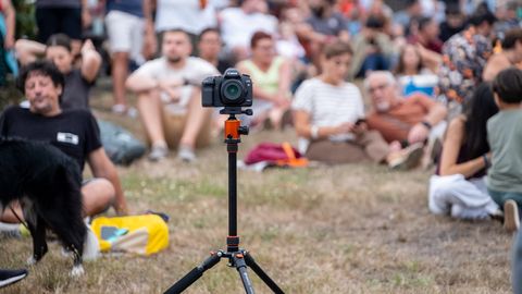 Eclipse total en Asturias desde el Parque de los Pericones, en Gij�n