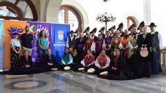 Presentacin del 40 Festival do Emigrante en el Pazo de San Marcos, en Lugo