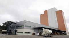 Instalaciones de la f�brica de piensos de la cooperativa Aira en Taboada