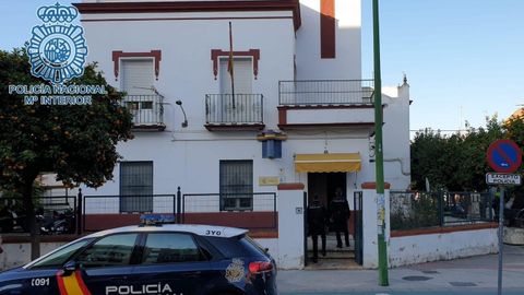 Imagen distribuida por la Polic�a del local en el que sucedieron los hechos