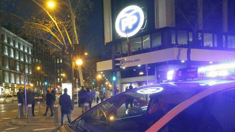 Sede central del PP, en la madrile�a calle G�nova