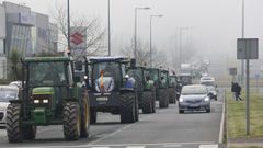 Tractorada, hace unos d�as, en la provincia de Lugo