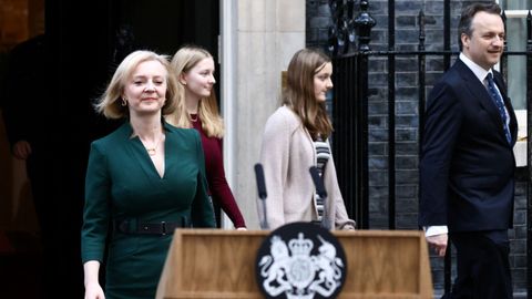 Liz Truss en su ltimo da como primera ministra britnica