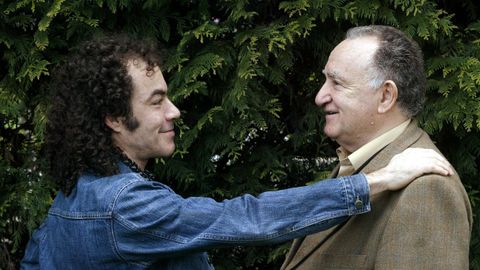 Co seu fillo Cuch�s Pimentel no 2004