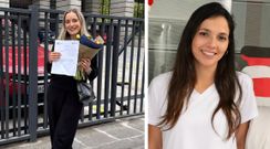 De izquierda a derecha, la ourensana Luc�a Rivera y la lucense Martina G�mez. Ambas se decantaron por la especialidad de obstetricia en el hospital de Lugo.