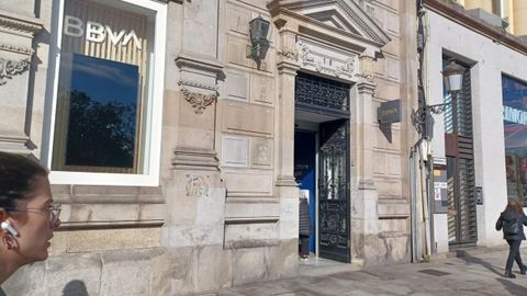 Oficina del BBVA en el Cant�n Peque�o de A Coru�a
