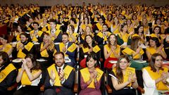 Graduaci�n de los alumnos de Medicina, en la Universidade de Santiago de Compostela