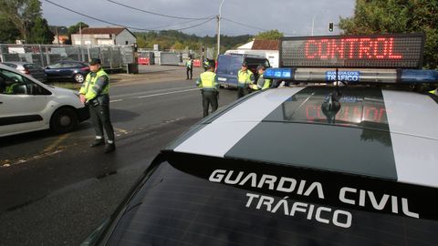 Imagen de archivo de un control de la Guardia Civil