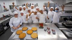 Alumnos del CIFP Carlos Oroza de Pontevedra, este curso, en una actividad de «take away»