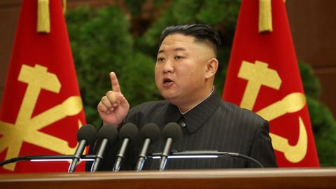 Kim Jong-Un, en una imagen distribuida por la agencia norcoreana de comunicacin.