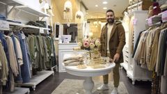 Gabriel G�mez, responsable de la tienda de moda Delirious, en Pontevedra