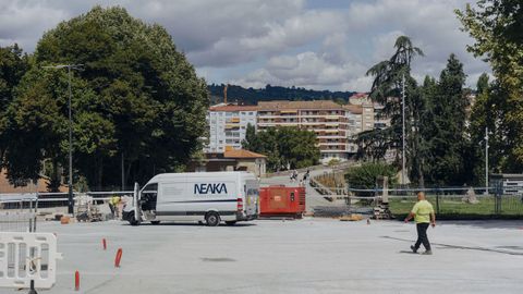 Los trabajos estn muy avanzados en Pardo de Cela, cortada desde finales de julio.